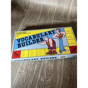 Vocabulary Builder Board Game Grade Level 3-6 6293 Vintage 1990 Home School